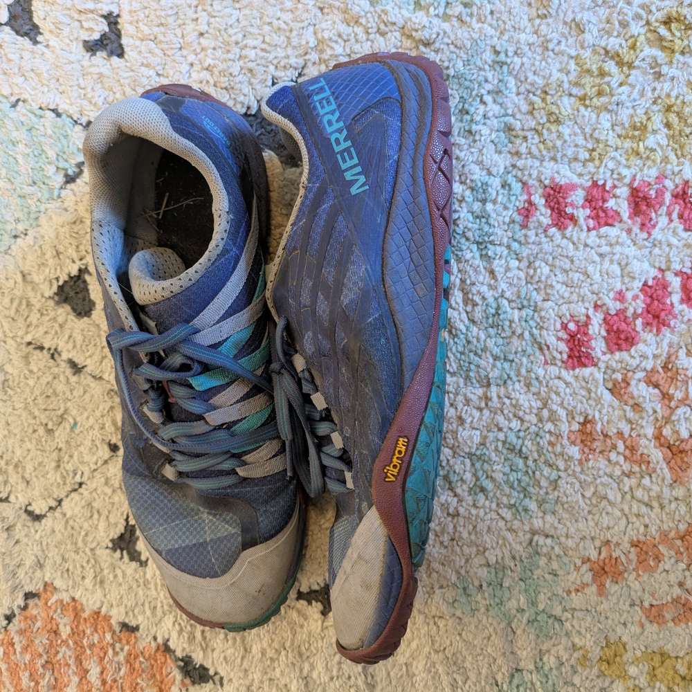 Merrell Women's Blue Teal Hiking Sneakers